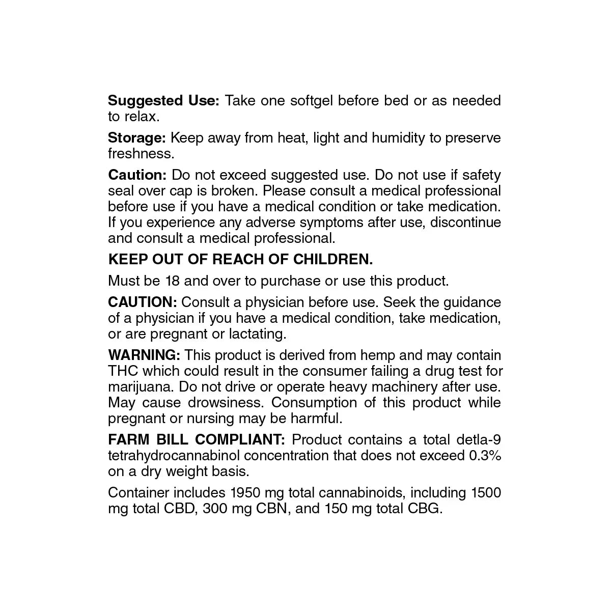 капсулы CBD широкого спектра для сна